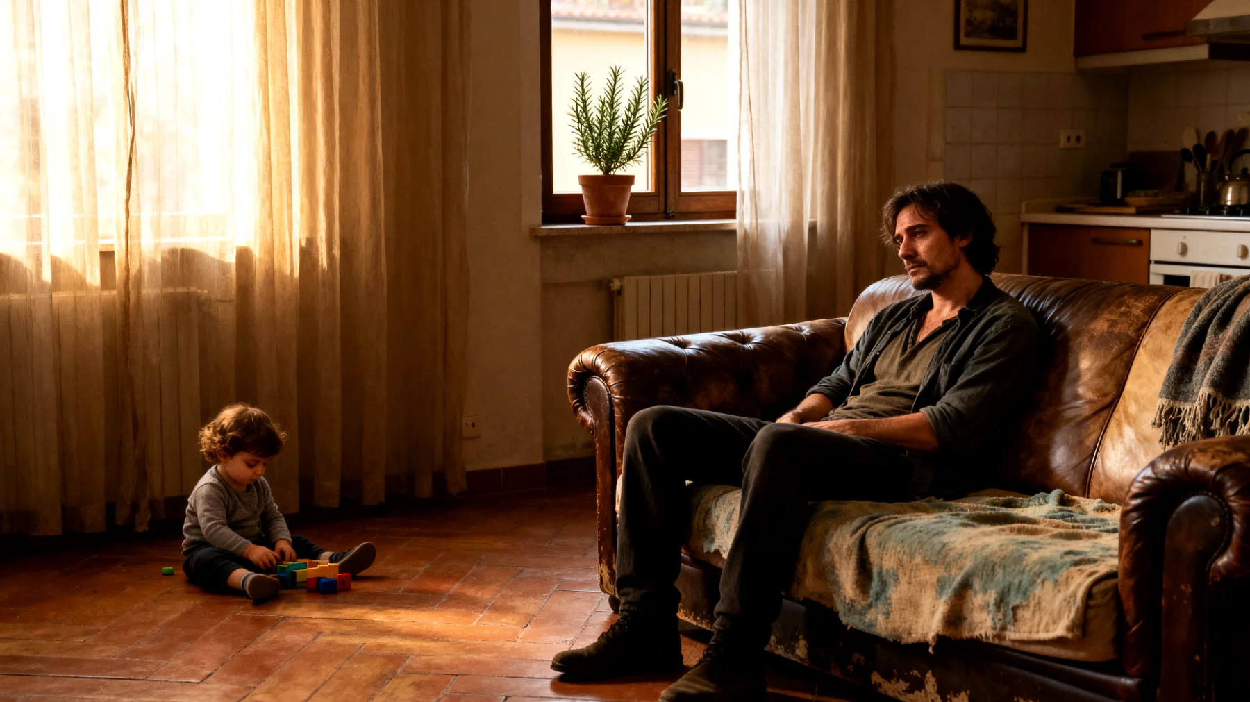 Genitori di bambini piccoli che faticano a instaurare un dialogo affettivo profondo, limitandosi alla gestione pratica quotidiana senza esprimere emozioni, ascolto empatico e comunicazione dei sentimenti"